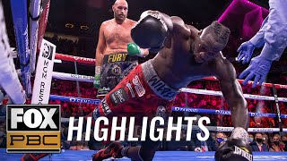 Deontay Wilder Knocks Down Tyson Fury in Round 12  SHOWTIME PPV [upl. by Bellis918]