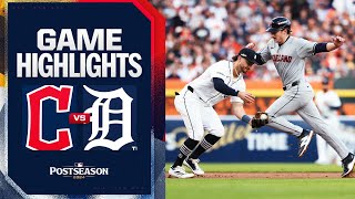 Guardians vs Tigers ALDS Game 4 Highlights 101024  MLB Highlights [upl. by Lanae]