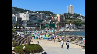 Summer in Japan Atami Water Park at Sun Beach [upl. by Antrim567]