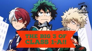 The Big 3 of Class 1A Midoriya vs Bakugo vs Todoroki  My Hero Academia [upl. by Goles]