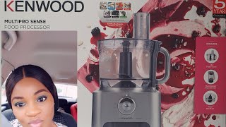 Kenwood FPM810 MultiPro Sense Food Processor 1000 W Silver [upl. by Sheedy]