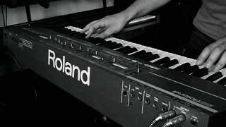 Roland Juno106 Vintage Analog Synthesizer 1984 quotMondayquot [upl. by Enitsirhc]