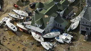 Most dramatic footage of Superstorm Sandy [upl. by Haimehen495]