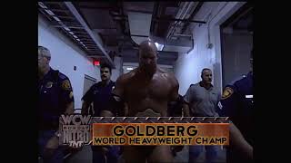 Goldbergs Entrance as the WCW Champion on Nitro after defeating Hogan  Monday Nitro 1998 [upl. by Marijo756]