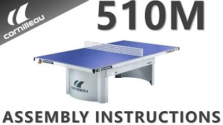 Putting Together the Cornilleau 210 Outdoor Tennis Table  Step by Step Instructions [upl. by Dory]