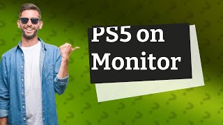 Can you play PS5 games on a computer monitor [upl. by Craddock364]