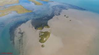 Swartkops river mouth and Tigerbay an aerial perspective for fishing [upl. by Catlaina662]