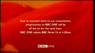 BBC1  Annual Rebroadcast Test  TCW  July 2001 [upl. by Nolyk]