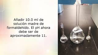 Determinación de formaldehído por espectrofotometría ácido cromotrópico Curva de calibración [upl. by Chadburn]