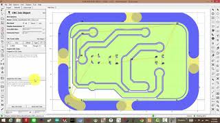 สร้างไฟล์ gcode กัดตัดเจาะPCBเอง by CNC 3018 pro [upl. by Griffiths]