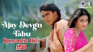 Ajay Devgn Tabu Romantic Hits  90s Hits Hindi Songs  Sadabahar Songs Bollywood Hits Video Jukebox [upl. by Alden]