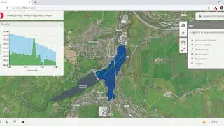 Whaley Bridge  Dam burst simulation [upl. by Cyndy]