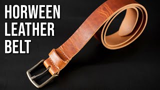 Horween Leather Belt [upl. by Anyad]