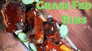 Grass Fed Beef Ribs With Homemade Lingonberry BBQ Sauce [upl. by Nahsad]