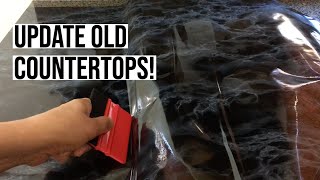 How to update a countertop with dcfix selfadhesive films [upl. by Lashondra]