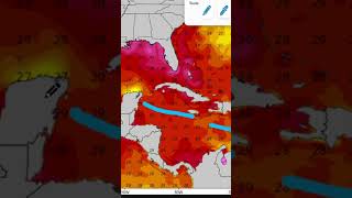 Beryls full track in 60 seconds beryl hurricane hurricaneberyl storm [upl. by Pepin123]