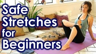 How To Stretch for Beginners Safe Stretches for Full Body Yoga Back amp Leg Pain Relief Sciatica [upl. by Pedrotti]