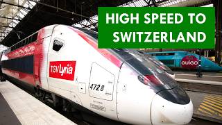 Paris to Switzerland at 320 kmh TGV Lyria train in first class [upl. by Sekofski]