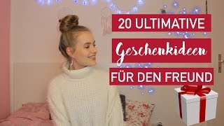 DIE 20 BESTEN GESCHENKIDEEN FÜR DEN FREUND 🎁💞 [upl. by Nicolea26]