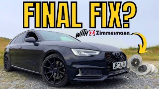 Replacing Brake Pads amp Discs to fix an Audi S4 B9 HOW TO [upl. by Dumond]