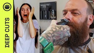 Family Hilarious Reaction After Man Shaves 12 Years Old Beard [upl. by Hilton]