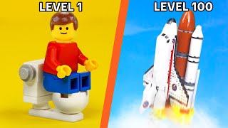 Level 1 to 100 Lego Builds ft TD Bricks [upl. by Gnat928]