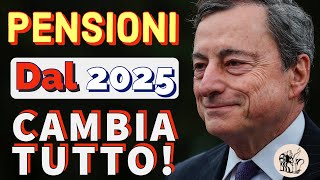 💥 PENSIONI 👉 DAL 2025 CAMBIERÀ TUTTO❗️📌 ADEGUAMENTO DEI REQUISITI ETÀ PENSIONABILE ❇️ [upl. by Aurora474]