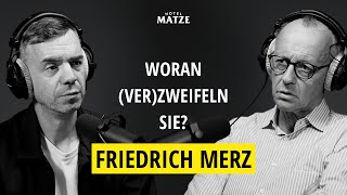 Friedrich Merz über sein Leben Angela Merkel Lobbyismus Selbstzweifel und die Bundesregierung [upl. by Washburn364]