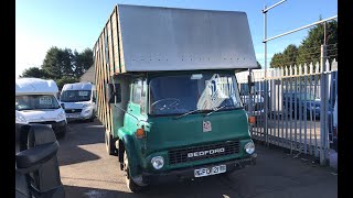 1979 BEDFORD TK HORSEBOX LORRY REVIEW [upl. by Imorej]