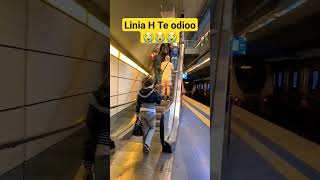 subte línea h argentina subte chambea [upl. by Dlareg81]