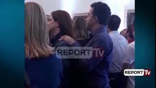 Report Tv  Me duart në qafë ministri Peleshi s’i ndahet të shoqes [upl. by Hadrian]