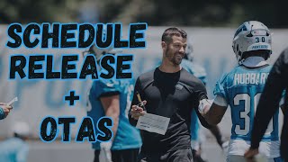 Panthers schedule release amp OTA observations [upl. by Eceinhoj884]