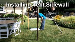 How to Install Tent Side Walls [upl. by Llehcim]