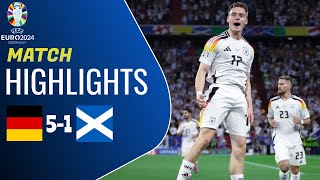 Germany vs Scotland  51  Highlights  EURO 2024 [upl. by Terrej]