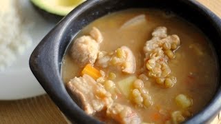 Sopa de lentejas  Cocina Vegan Fácil [upl. by Aikenat]