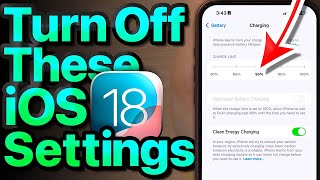 iOS 18 Settings To Turn OFF Now Important [upl. by Neehar]