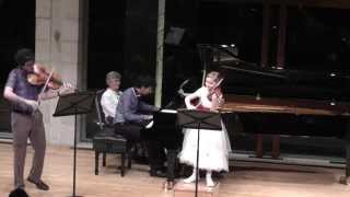 Trio movement for violin viola and piano composed by Alma Deutscher 2014 [upl. by Devin]