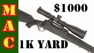 Savage Model 10 The 1000 dollar 1000 yard rifle [upl. by Asile]