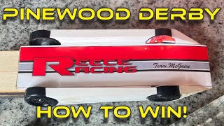 Heres How To Win Your Pinewood Derby Race [upl. by Zedecrem248]