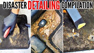 Vacuuming DIRTY Carpet Car Detailing Transformations Dirtiest Car Cleaning Compilation [upl. by Asnerek]