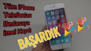 iphone Geçici imei Kaydı Ücretsiz Nasıl Yapılır  Bedavaya 🎉 [upl. by Markus]