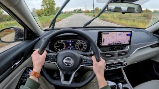 2024 Nissan Altima 25 SL AWD  POV Test Drive Binaural Audio [upl. by Yulma]