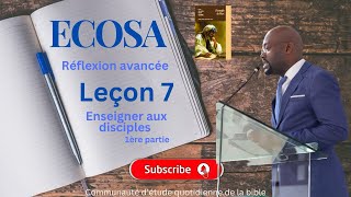 Leçon des adultes Vendredi Résumé de la leçon 7 ECOSA 3ème Trimestre 2024 [upl. by Neela341]