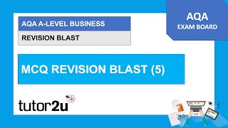 AQA ALevel Business  MCQ Revision Blast 5  5 Mar 2021 [upl. by Odlavso74]