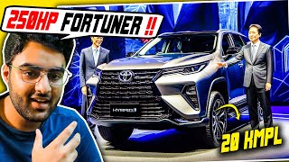 Fortuner Diesel Hybrid is finally the Perfect SUV for India   Official Details [upl. by Elocel]