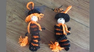 Les chenilles dHalloween au crochet  La Grenouille Tricote [upl. by Ayekat]