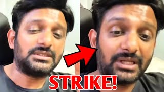 Big YouTuber gives STRIKE WARNING  HirenAminOfficial Strike  Hiren Amin Prank Vlogs  shorts [upl. by Yhtnomit420]