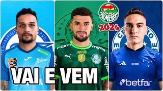 CHEGADAS E SAÍDAS DO PALMEIRAS PARA 2024 [upl. by Nannarb]