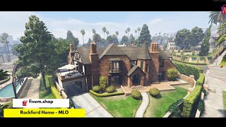 Rockford Home MLO  FiveM Mansion MLO fivem house [upl. by Ducan]