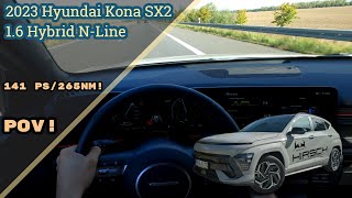 2023 Hyundai Kona 16 GDI Hybrid NLine POV Test Drive  AUTOBAHN 4K [upl. by Gavriella]